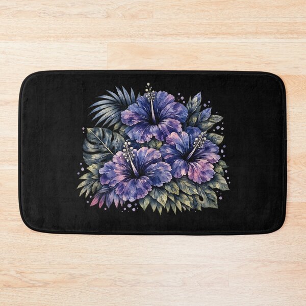 Item preview, Midnight Hibiscus | Dark Tropical Watercolor | Gothic Botanical Art designed and sold by IamNolmo.