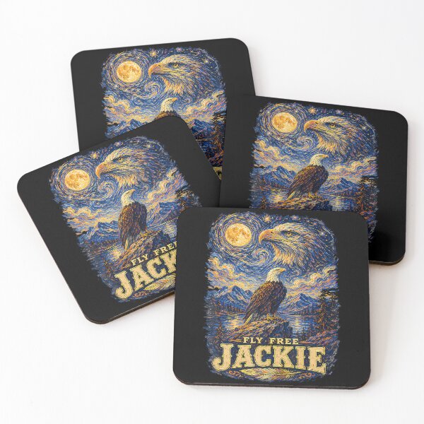 Item preview, Forever Watching The Sky Fly Free Jackie Eagle Memorial designed and sold by JameseDuam.