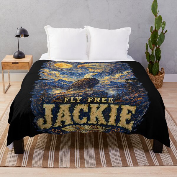 Item preview, Forever Watching The Sky Fly Free Jackie Eagle Memorial designed and sold by JameseDuam.