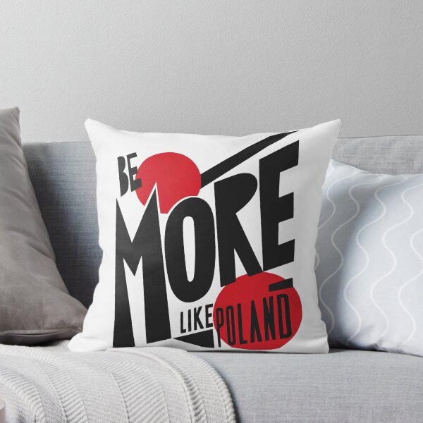 Item preview, Be More Like Poland - Modern Red Black Typography designed and sold by Fragy72.