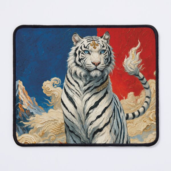 Item preview, White Tiger Celestial Beauty Painting. designed and sold by GalleryKauffeld.