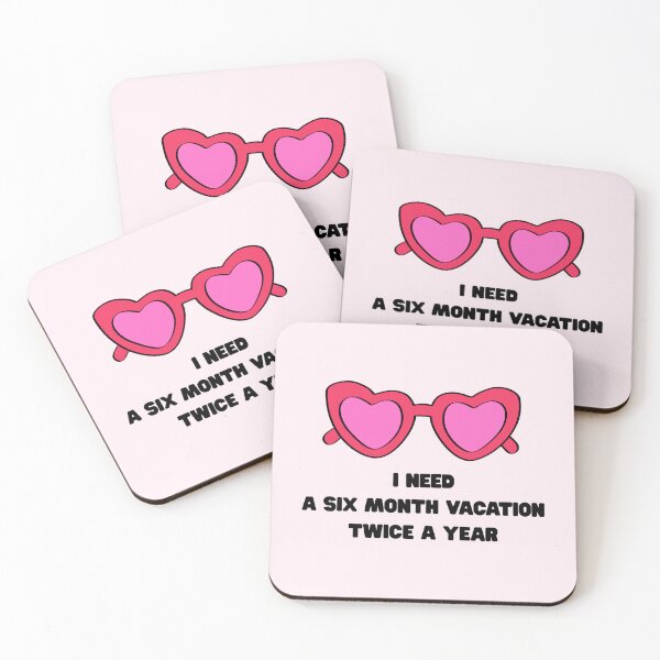 Item preview, Six Month Vacation Funny Travel Quote designed and sold by jianina-alondra.
