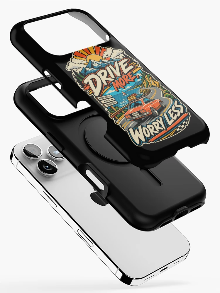 Thumbnail 2 of 4, iPhone Case, Drive More Worry Less designed and sold by RAS-77.