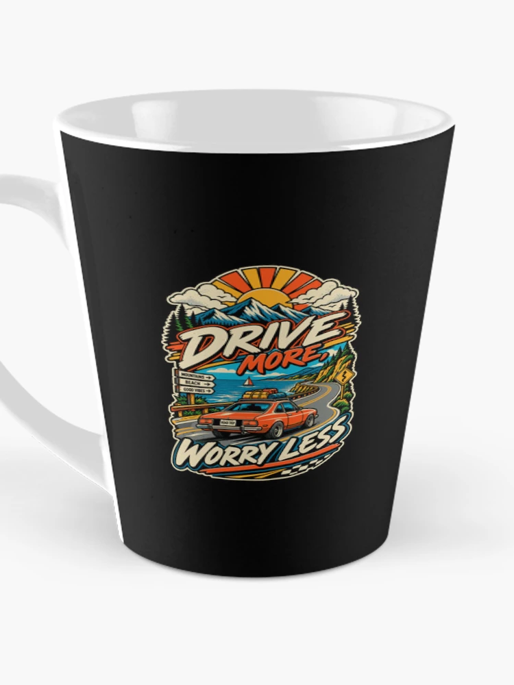 Thumbnail 3 of 4, Coffee Mug, Drive More Worry Less designed and sold by RAS-77.