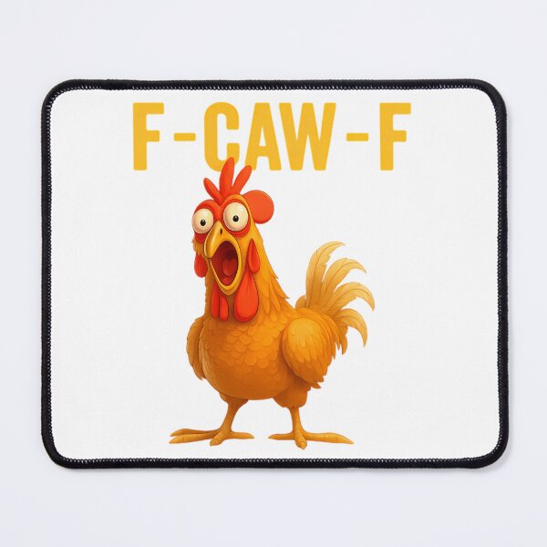 Item preview, Funny Screaming Rooster Fcawf Cartoon designed and sold by Vekonn.