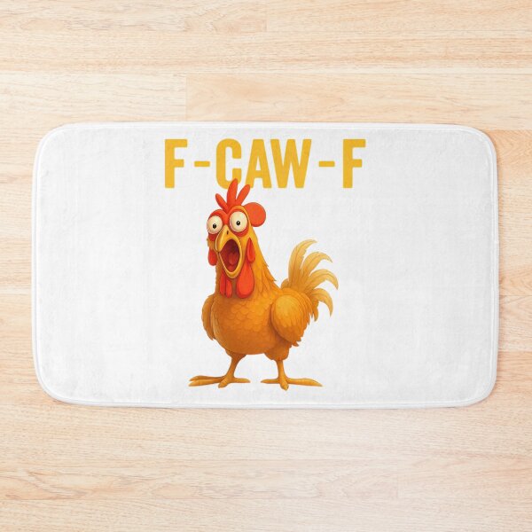 Item preview, Funny Screaming Rooster Fcawf Cartoon designed and sold by Vekonn.