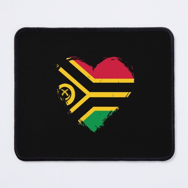 Item preview, Distressed Vanuatu Flag Heart VU designed and sold by shitpostee.