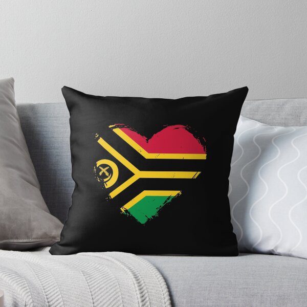 Item preview, Distressed Vanuatu Flag Heart VU designed and sold by shitpostee.