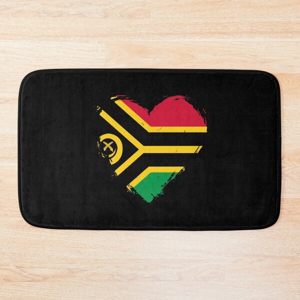 Item preview, Distressed Vanuatu Flag Heart VU designed and sold by shitpostee.