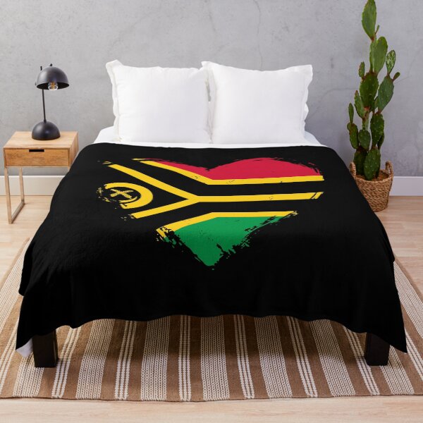 Item preview, Distressed Vanuatu Flag Heart VU designed and sold by shitpostee.