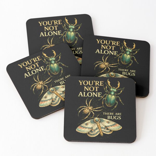 Item preview, You're Not Alone, There Are Bugs - Creepy Insect Humor Art designed and sold by Aliciastubs.