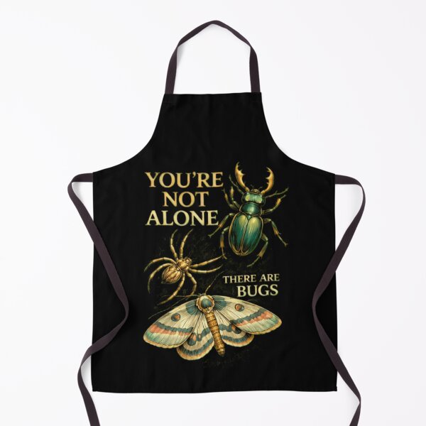 Item preview, You're Not Alone, There Are Bugs - Creepy Insect Humor Art designed and sold by Aliciastubs.