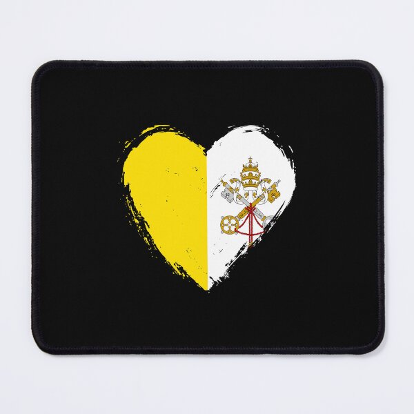Item preview, Distressed Vatican City Flag Heart VA designed and sold by shitpostee.