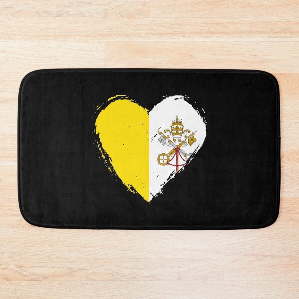 Item preview, Distressed Vatican City Flag Heart VA designed and sold by shitpostee.