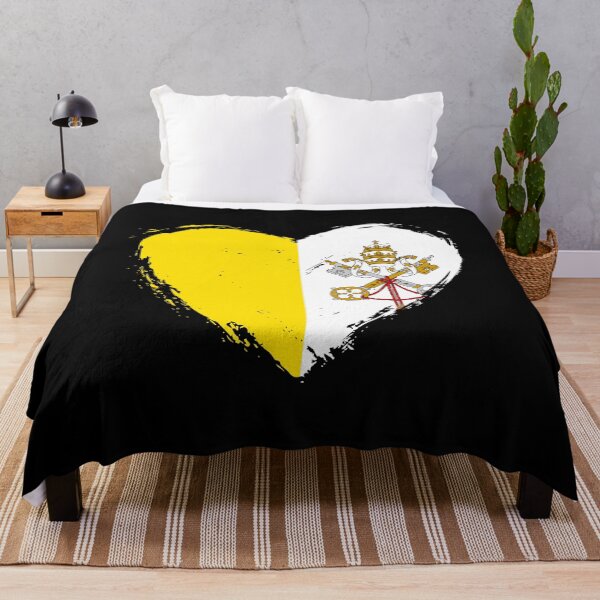 Item preview, Distressed Vatican City Flag Heart VA designed and sold by shitpostee.