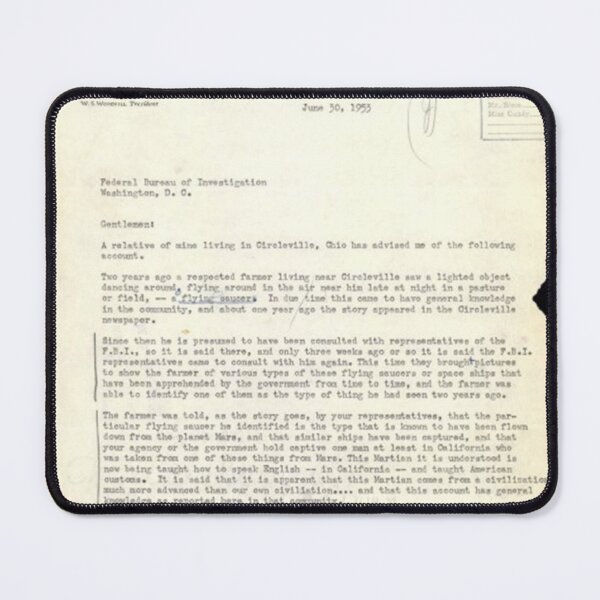 Item preview, UFO - DECLASSIFIED 65_hs1-834228961_62-hq-83894_section_7_page151 designed and sold by CG17s.