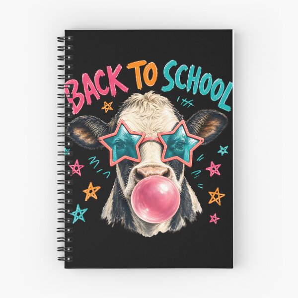 Item preview, Back to School Cow Bubble Gum Star Glasses  designed and sold by MOCH- ART.