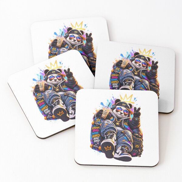 Item preview, Cool Panda Good Vibes Skateboard designed and sold by JANAWIYSTUDIO.