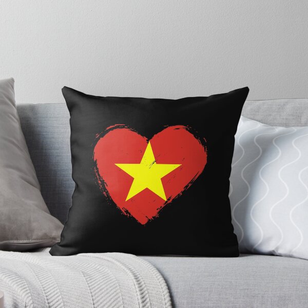 Item preview, Distressed Vietnam Flag Heart VN designed and sold by shitpostee.