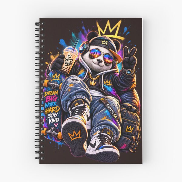 Item preview, Cool Panda Good Vibes Skateboard designed and sold by JANAWIYSTUDIO.