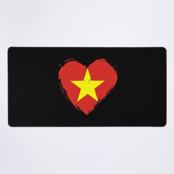 Item preview, Distressed Vietnam Flag Heart VN designed and sold by shitpostee.