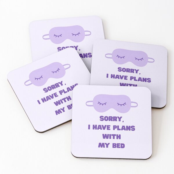 Item preview, Sorry I Have Plans With My Bed designed and sold by jianina-alondra.
