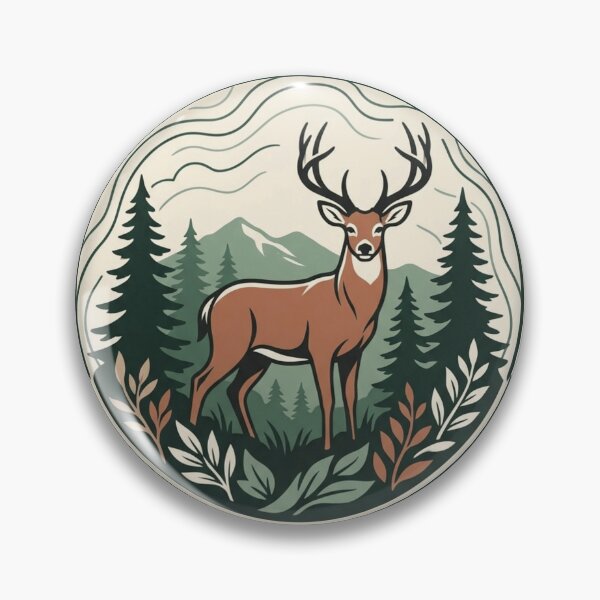 Item preview, Wild Forest Deer | Wilderness Wildlife Outdoor Design designed and sold by Amr Darwish Graphic designer.