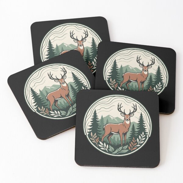 Item preview, Wild Forest Deer | Wilderness Wildlife Outdoor Design designed and sold by Amr Darwish Graphic designer.