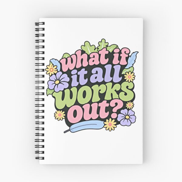 Item preview, What If It All Works Out? Positive Thinking Optimism Motivation designed and sold by Star3NowForMe.