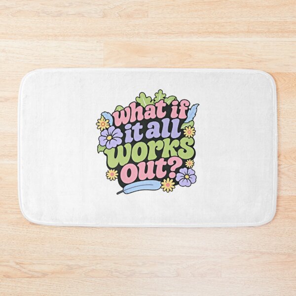 Item preview, What If It All Works Out? Positive Thinking Optimism Motivation designed and sold by Star3NowForMe.