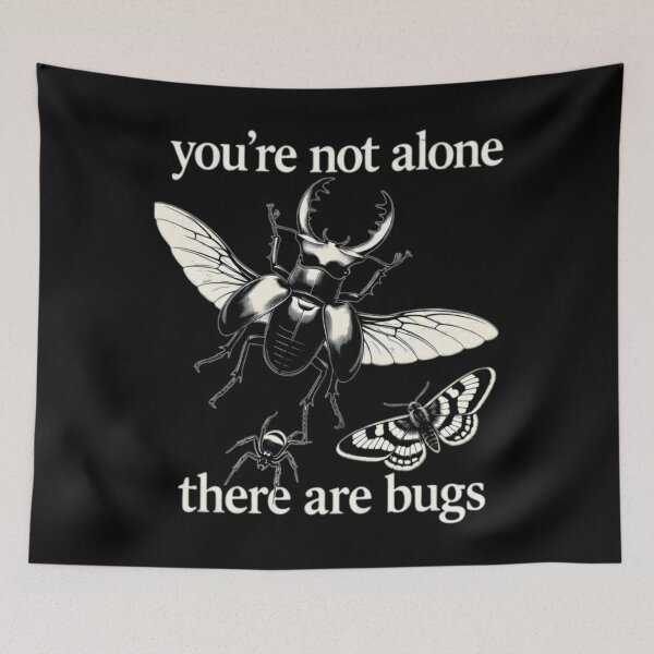 Aperçu de l'œuvre Vous n'êtes pas seul, il y a des bugs créée et vendue par Aliciastubs.