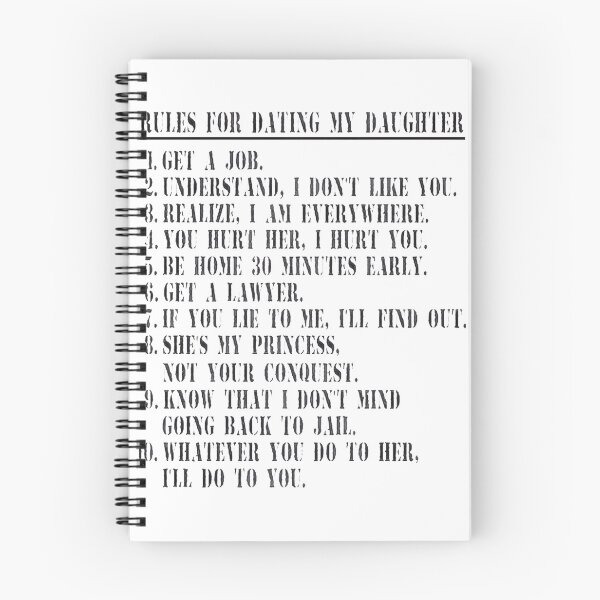 Item preview, Dad'S Rules For Dating My Daughter - Funny Gift PERFECT GIFT FOR YOU AND FRIENDS designed and sold by Justin Freeman.