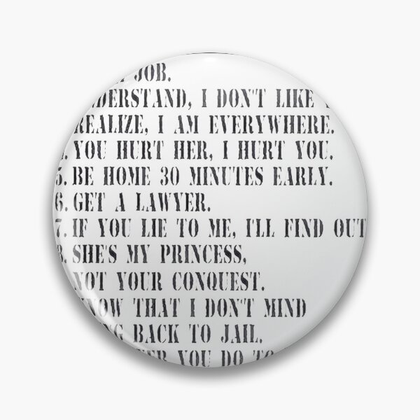 Item preview, Dad'S Rules For Dating My Daughter - Funny Gift PERFECT GIFT FOR YOU AND FRIENDS designed and sold by Justin Freeman.
