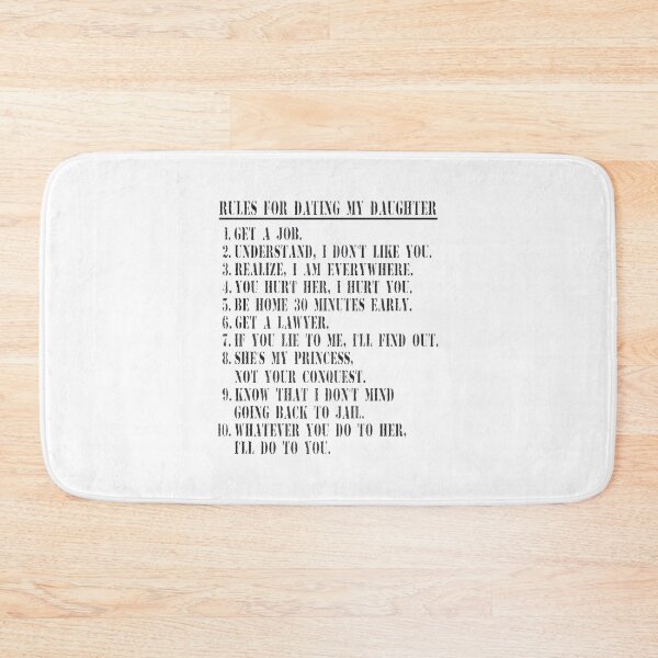 Item preview, Dad'S Rules For Dating My Daughter - Funny Gift PERFECT GIFT FOR YOU AND FRIENDS designed and sold by Justin Freeman.