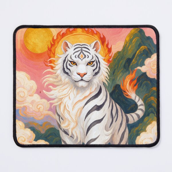 Item preview, White Tiger Majestic Predator Painting designed and sold by GalleryKauffeld.