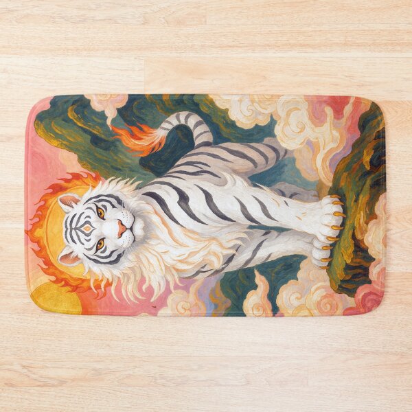 Item preview, White Tiger Majestic Predator Painting designed and sold by GalleryKauffeld.