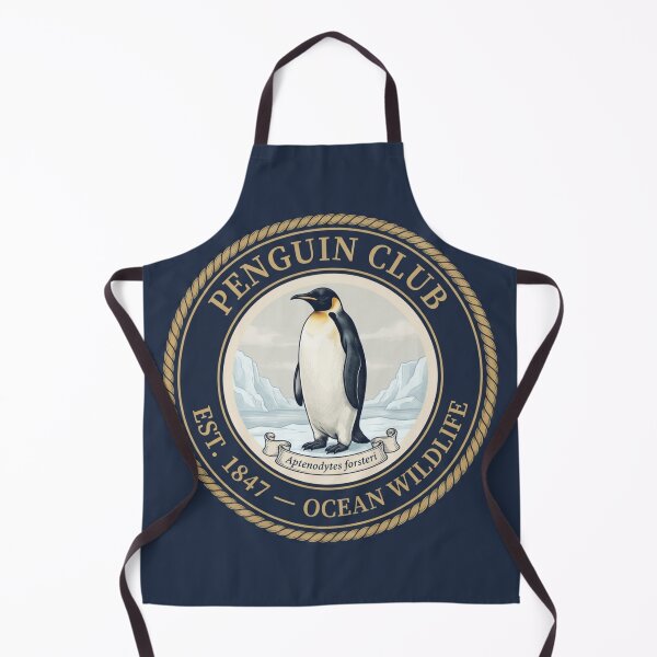 Item preview, Penguin Club Vintage Badge Antarctic Wildlife designed and sold by CalmCapy Co.
