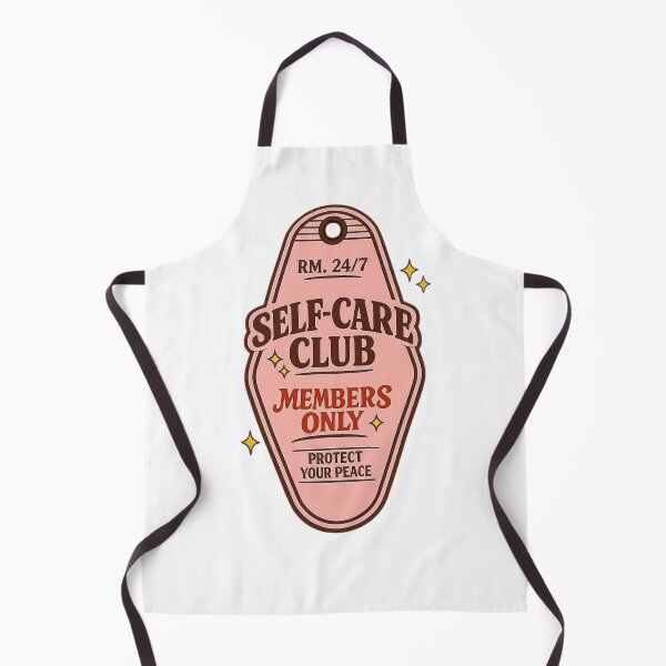 Item preview, Self Care Club Retro Motel Keychain Mental Health Gift designed and sold by Timeless Junction.