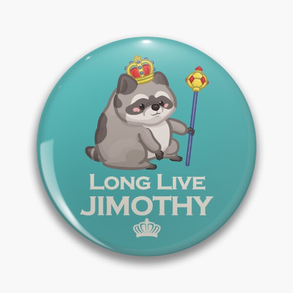 Item preview, Long Live Jimothy Raccoon Light Font Version designed and sold by Khotekmei.