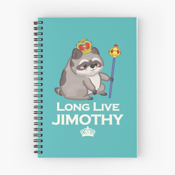 Item preview, Long Live Jimothy Raccoon Light Font Version designed and sold by Khotekmei.