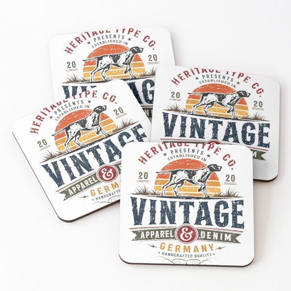Item preview, Heritage Type Co Presents Established In 20 20 Vintage Apparel And Denim Germany Handcrafted Quality German Shorthaired Pointer Hunter Dog designed and sold by Star3NowForMe.