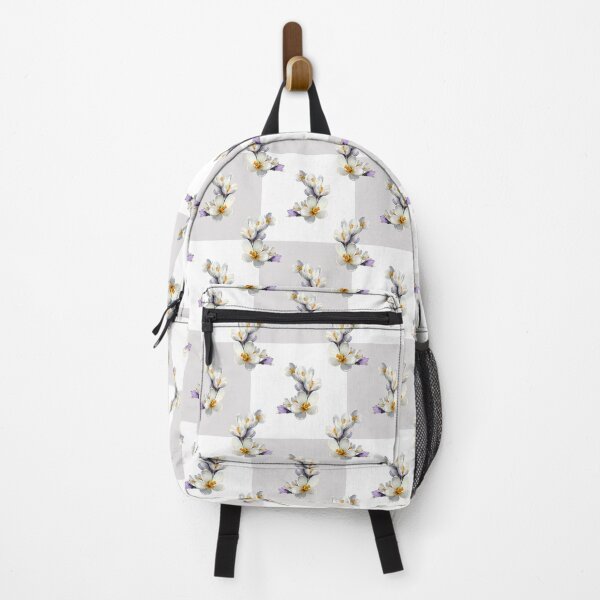 Item preview, Elegant White Crocus Watercolor Seamless Spring Floral Pattern Design designed and sold by EL-Lebedenko.