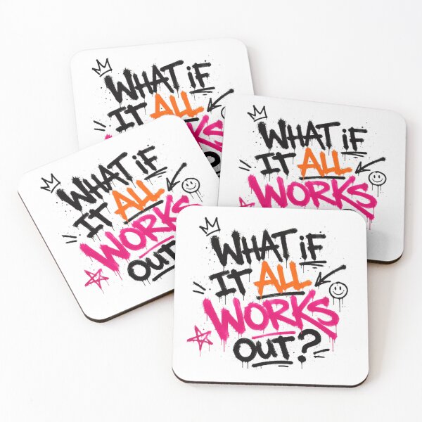 Item preview, What If It All Works Out? Optimistic Motivational Inspirational For Positive Thinkers designed and sold by Star3NowForMe.