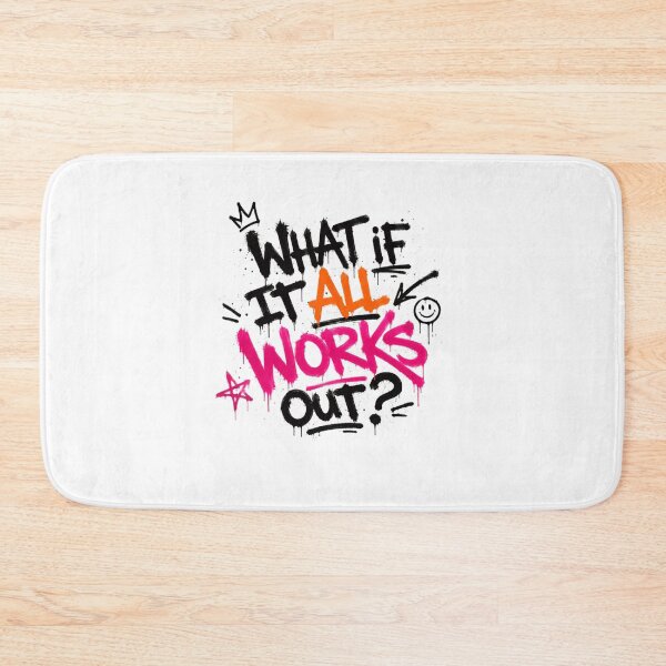 Item preview, What If It All Works Out? Optimistic Motivational Inspirational For Positive Thinkers designed and sold by Star3NowForMe.