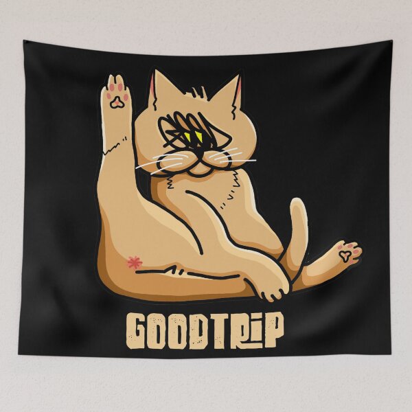 Item preview, Funny Cat – Good Trip cat Ugly cat  designed and sold by UglyCattt.