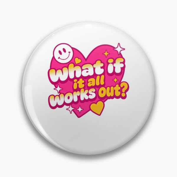 Item preview, What If It All Works Out? Positive Affirmation Optimist Mindset designed and sold by Star3NowForMe.