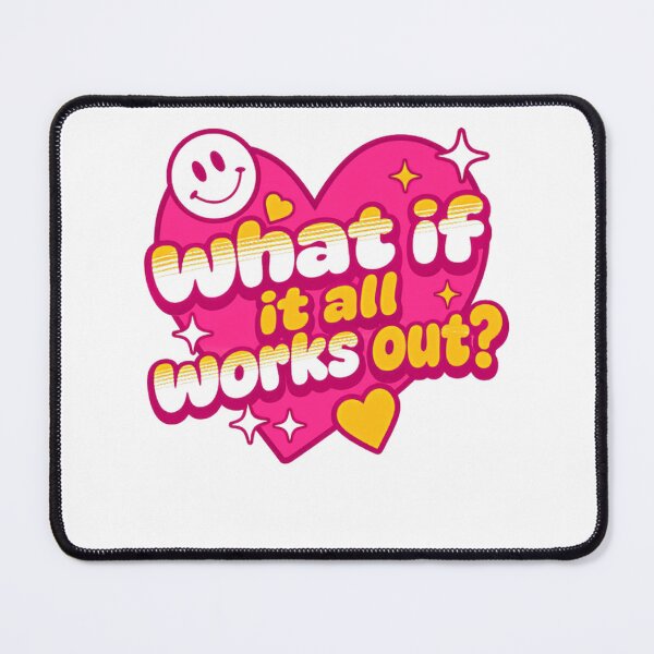 Item preview, What If It All Works Out? Positive Affirmation Optimist Mindset designed and sold by Star3NowForMe.