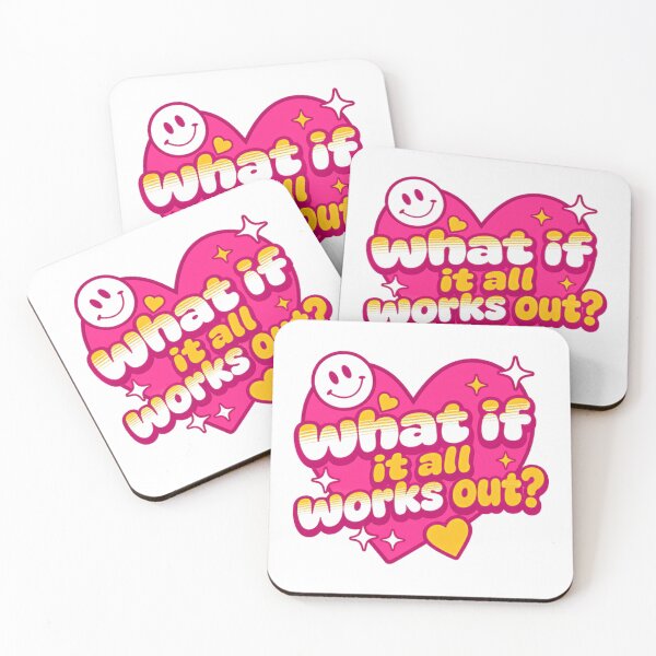 Item preview, What If It All Works Out? Positive Affirmation Optimist Mindset designed and sold by Star3NowForMe.