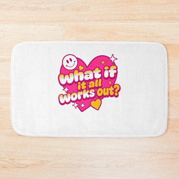 Item preview, What If It All Works Out? Positive Affirmation Optimist Mindset designed and sold by Star3NowForMe.