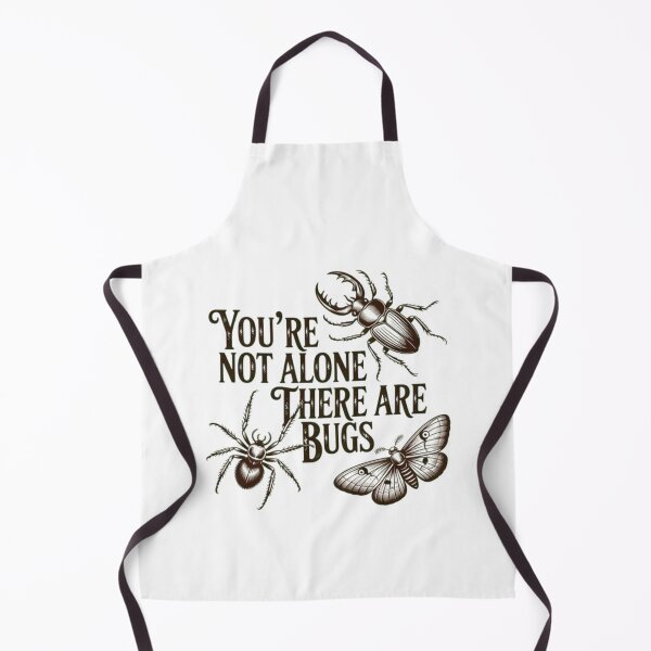 Item preview, You're Not Alone There Are Bugs Creepy Insect Humor Art designed and sold by Joelliaopez.